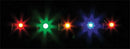 Faller 180652 LEDs on Self-Adhesive PC Board Base, Mixed Colors 12-16V AC or DC, PC Board Base (5)