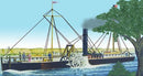 Lindberg 200 Fulton's Clermont Steamboat 1:96