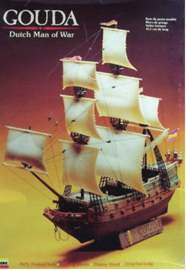 Lindberg 204 Gouda Dutch Man of War 1:25