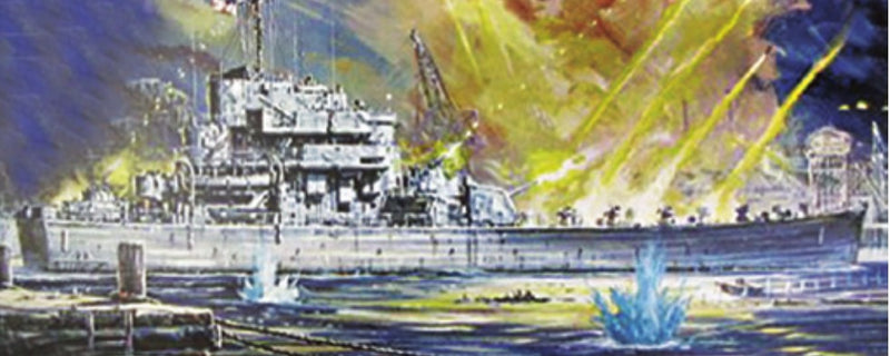 Lindberg 403 USS Carronade Bobtail Cruiser