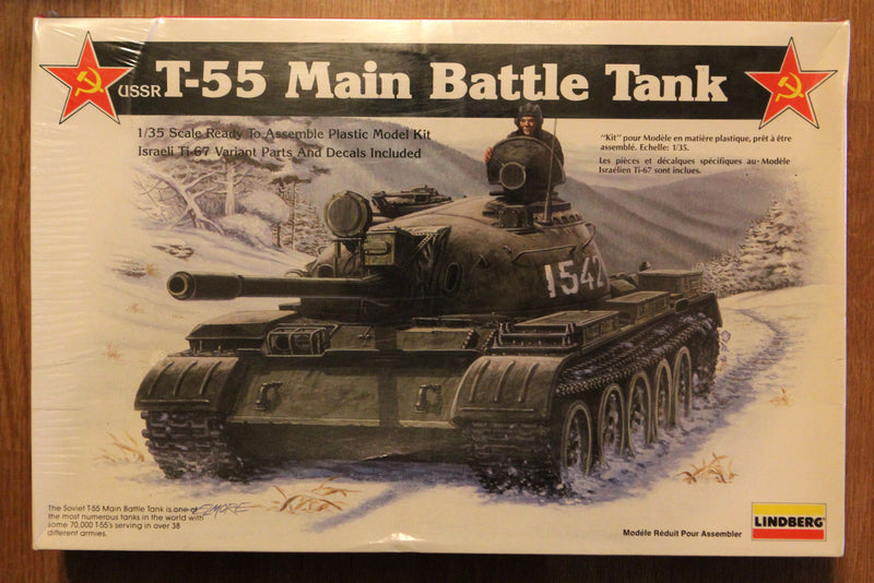 Lindberg 415 Ussr T-55 Tank 1:35