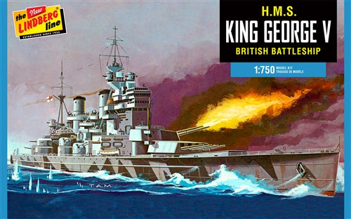 Lindberg 447 Hms King George V 1:750