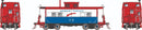 PREORDER Rapido HO 144040 Northeastern-Style Steel Caboose, Lehigh Valley Bicentennial Scheme