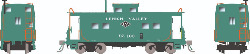 PREORDER Rapido HO 144041 Northeastern-Style Steel Caboose, Lehigh Valley