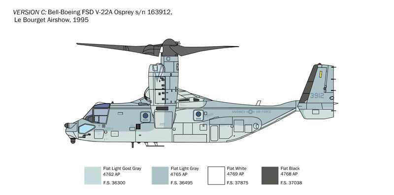 Italeri 1463 - SCALE 1 : 72 V-22A Osprey