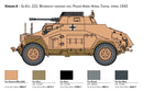 Italeri 15769 Sd. Kfz. 222/223 1:56