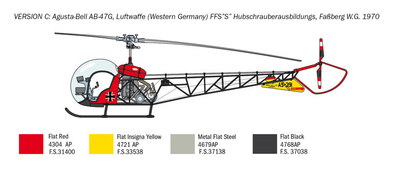 Italeri 2820 - SCALE 1 : 48 OH-13 Sioux