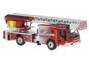 PREORDER Brekina HO PCX871076 Magirus M32L-AS Fire Ladder Truck, Assembled, Essen, Germany, Fire Department (Modern Scheme, red, white, German Lettering