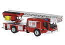 PREORDER Brekina HO PCX871081 Magirus M32L-AS Fire Ladder Truck, Assembled, Vigili del Fuoco (red, white, Italian Lettering)