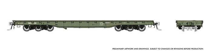 Rapido HO 199002 Magor 54' Department of Defense