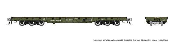 Rapido HO 199003 Magor 54' Department of Defense