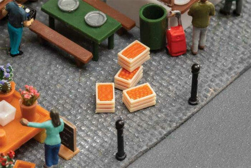 Faller HO 180868 Market Crates with Vegetables (4)