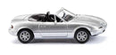 PREORDER Wiking HO 18807 Mazda MX5 silverstone met