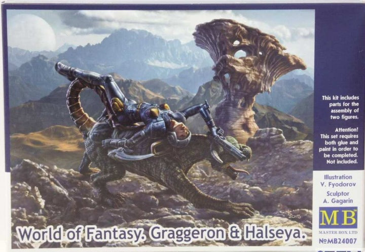 Master Box 24007 Graggeron & Halseya Female Fantasy 1:24