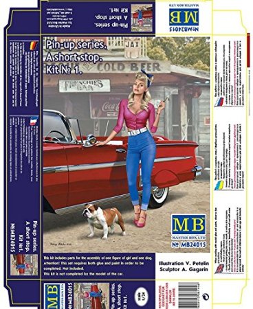 Master Box 24015 Pin-Up Girl in Tight Jeans 1:24