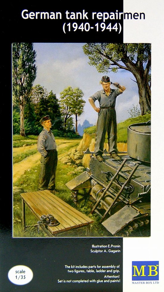 Master Box 3509 German Tank Repairmen 1:35