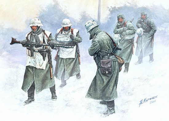 Master Box 35103 Cold Wind WW-II Ger Inf 1:35