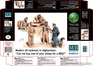 Master Box 35131 Modern US Tankers in Afgan 1:35
