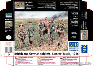 Master Box 35158 WW-II Brit & Ger Soldiers 1:35