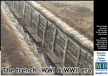 Master Box 35174 The Trench WWi & WWII Era 1:35