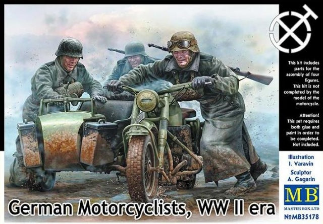 Master Box 35178 German Motorcyclists 1:35
