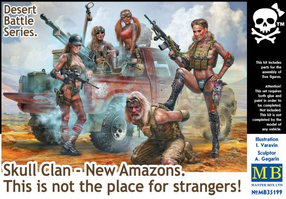 Master Box 35199 Desert Battle:Skull Clan New AmaznWmn 1:35