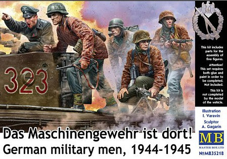 Master Box 35218 German Military Men 1944-45 5 figs 1:35