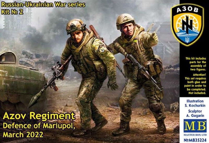 Master Box 35224 Ukrainian Soldier Defense Mariupol 1:35