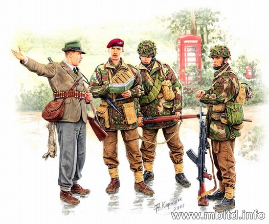 Master Box 3533 Brit WW-II Where's The Bridge