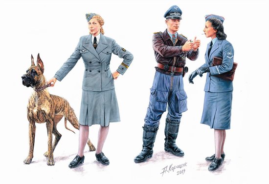 Master Box 3557 Women at War Ger Luftwaffe 1:35