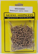 Model Shipways 394 12mm Belaying Pins Walnut 40pk