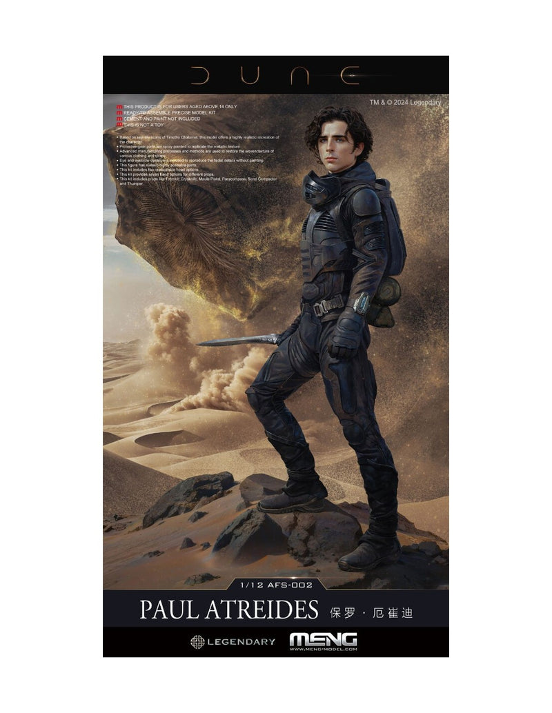 Meng-Model AFS-002 Dune Paul Atreides (DELUXE EDITIONS) 1/12