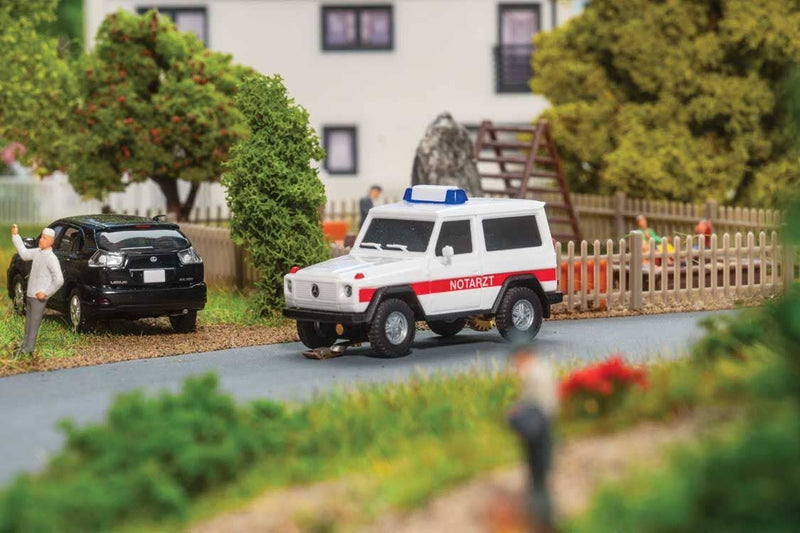 PREORDER Faller HO 161448 Car System Mercedes-Benz G-Class SUV, Emergency Doctor | 224.99