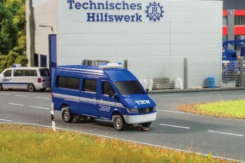 PREORDER Faller HO 161430 Car System Mercedes-Benz Sprinter Passenger Van, THW | 206.99