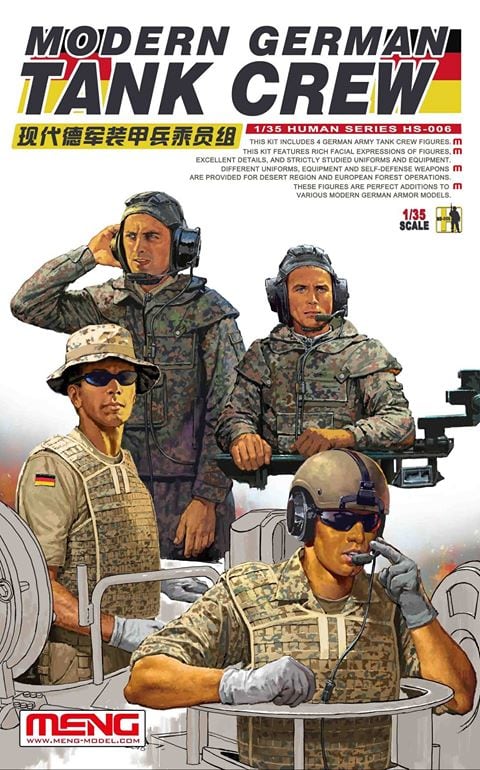 Meng Model HS006 Modern German Tank Crew 1:35