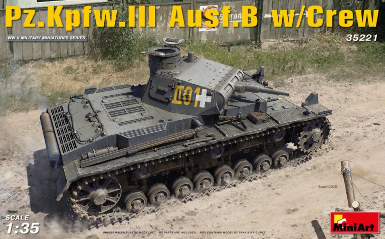 MiniArt 35221 Pz.Kpfw III Ausf B Tank 1:35