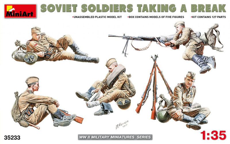 MiniArt 35233 Soviet Soldiers Taking a Break 1:35