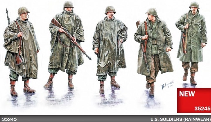 MiniArt 35245 WWII US Soldiers in Rainwear(5) 1:35