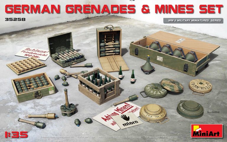 MiniArt 35258 German Grenades & Mines Set:35
