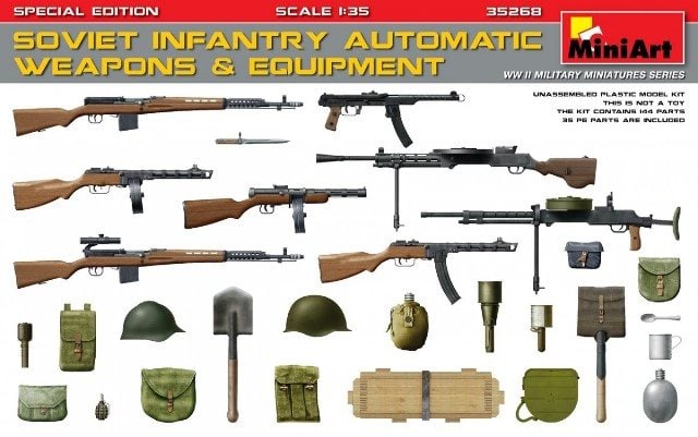 MiniArt 35268 Soviet Infantry Auto Wpns 1:35
