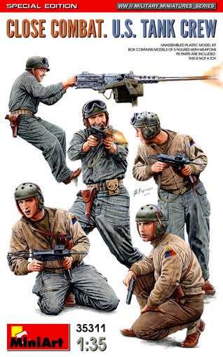 MiniArt 35311 Close Combat US Tank Crew 5pc 1:35