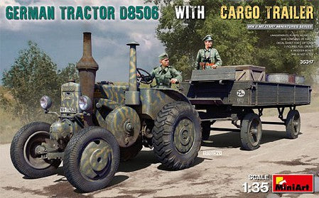 MiniArt 35317 German D8506 Mil. Tractor w/trailer 1:35