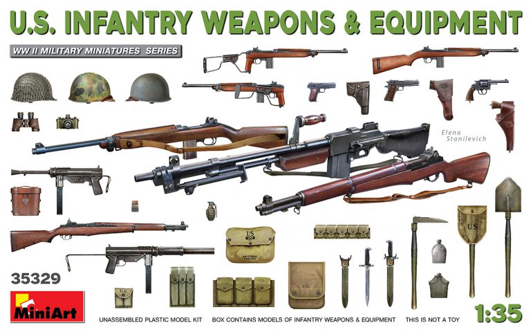MiniArt 35329 WWII US Infantry Weapons & Equipment 1:35