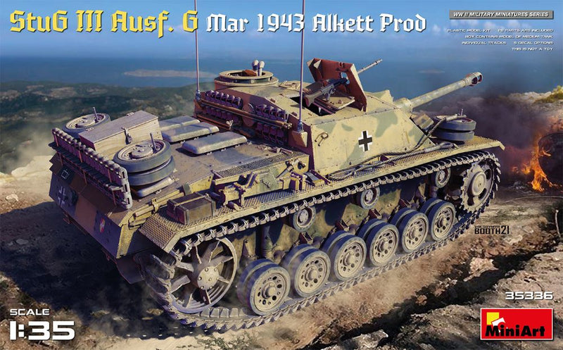 MiniArt 35336 StuG III Ausf G Mar 1943 Alkett 1:35