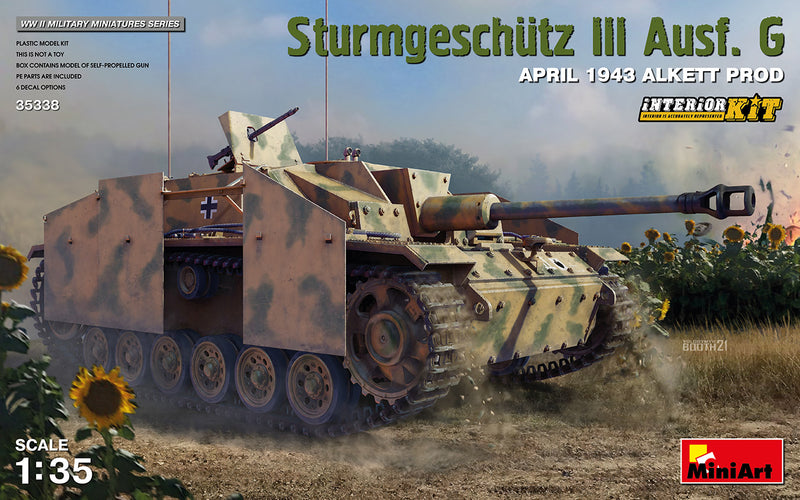 MiniArt 35338 StuG III Ausf G Apr 1943 Alkett 1:35