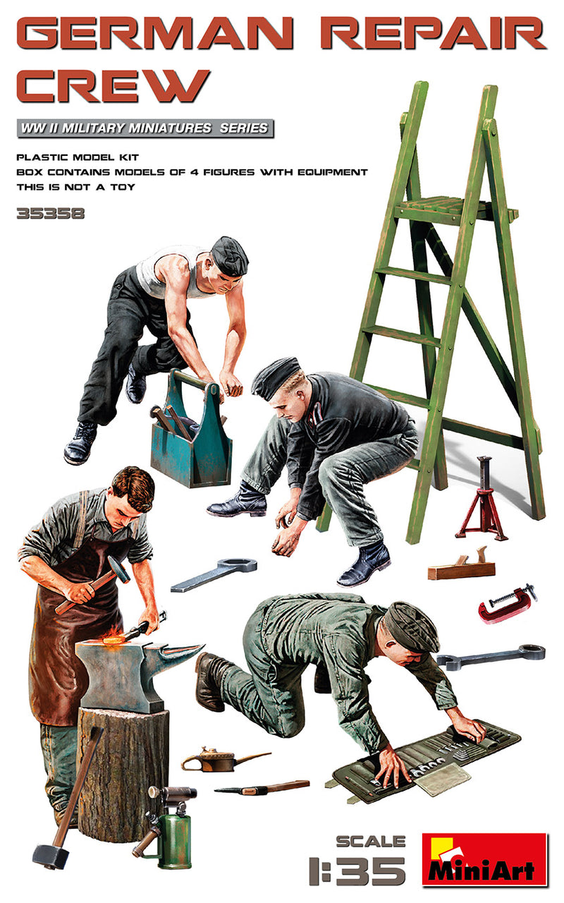 MiniArt 35358 German Repair Crew w/Equipment 1:35