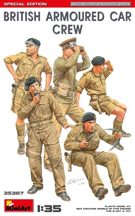 MiniArt 35387 British Armored Car Crew 1:35