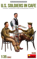 MiniArt 35406 WWII American Soldiers in Cafe 1:35