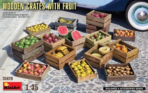 MiniArt 35628 Wood Crates w/fruit 1:35