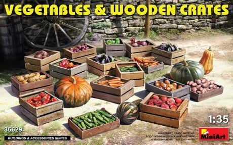 MiniArt 35629 Vegetables W/wooden Crates 1:35